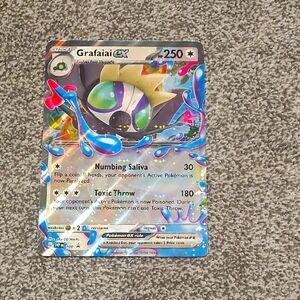 Jumbo Grafaiai EX Pokémon Card
